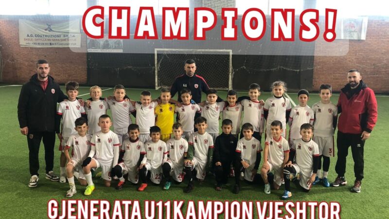 U11-shat “Grande” shpallen kampion vjeshtor në LRF Prizren