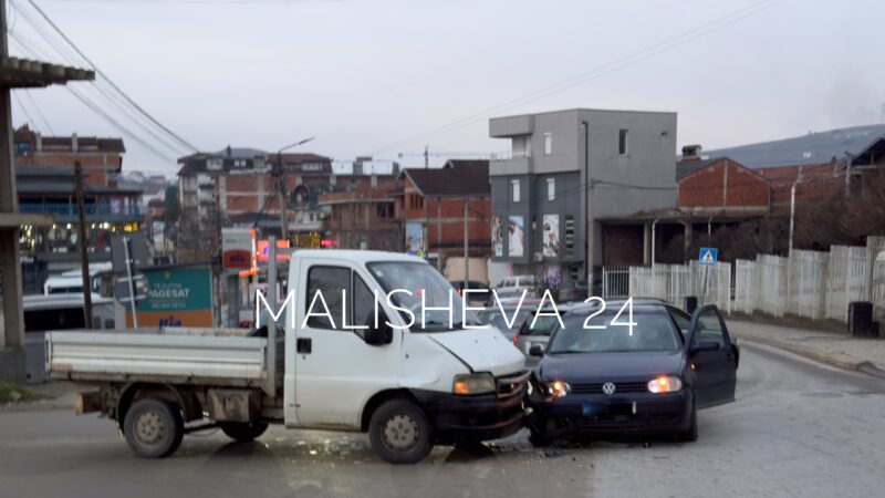 Aksident në Malishevë, nuk ka të lënduar